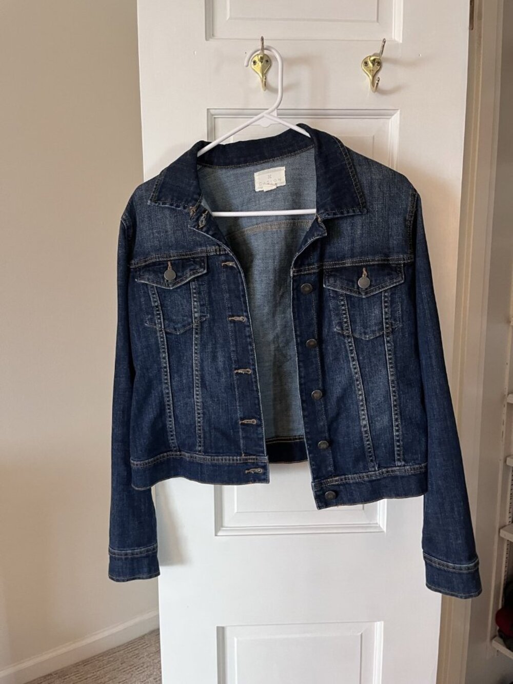 Caslon Dark Wash Denim Jacket